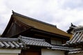 Traditional Japanese architecture in the Byodoin Complex at the city of Uji, Kyoto Royalty Free Stock Photo