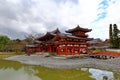 Traditional Japanese architecture in the Byodoin Complex at the city of Uji, Kyoto Royalty Free Stock Photo