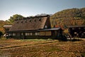 Traditional Japanese architecture, Shirakawa-go, Japan Royalty Free Stock Photo