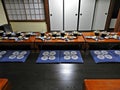 Traditional Japanese Dinner, Takayama, Japan Royalty Free Stock Photo