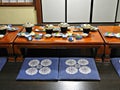 Traditional Japanese Dinner, Takayama, Japan Royalty Free Stock Photo