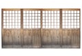 Traditional Japanese door Royalty Free Stock Photo