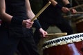 Traditional Japanese drum Royalty Free Stock Photo