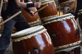 Traditional Japanese drum Royalty Free Stock Photo