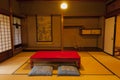 Traditional japanese edo period house room at Kyoto Royalty Free Stock Photo