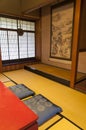 Traditional japanese edo period house room at Kyoto Royalty Free Stock Photo