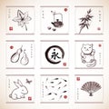 Traditional Japanese elements