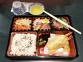 Traditional Japanese food meal