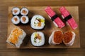 Traditional japanese food, Sushi Royalty Free Stock Photo