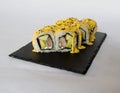Sushi rolls in a plate Royalty Free Stock Photo