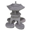 Traditional japanese garden stone lantern Royalty Free Stock Photo