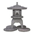 Traditional japanese garden stone lantern Royalty Free Stock Photo