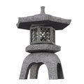 Traditional japanese garden stone lantern Royalty Free Stock Photo