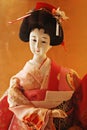 Traditional Japanese Geisha Doll Royalty Free Stock Photo