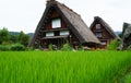 Traditional Japanese Home Style in historic village Shirakawa-go, Gifu prefecture