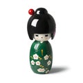 Traditional Japanese kokeshi doll Royalty Free Stock Photo
