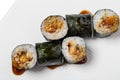 Traditional japanese maki unagi roll.