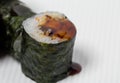 Traditional japanese maki unagi roll.