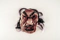 Traditional Japanese mask of a demon Royalty Free Stock Photo