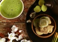 traditional japanese matcha tea Royalty Free Stock Photo