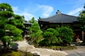 Traditional japanese ornamental garden, Hasedera temple, Kamakura, Japan