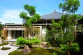 Traditional japanese ornamental garden, Hasedera temple, Kamakura, Japan