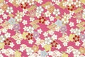 Traditional Japanese pattern origami paper Royalty Free Stock Photo