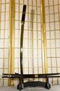 Traditional Japanese samurai sword Royalty Free Stock Photo