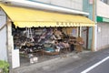 Traditional Japanese Shoe shop in an old country village.