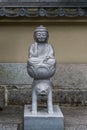 Traditional Japanese stone Buddha statue, Kyoto, Japan