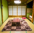 The traditional Japanese-style rooms Royalty Free Stock Photo