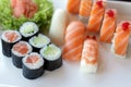 Traditional Japanese Sushi Royalty Free Stock Photo