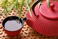 Traditional Japanese teapot Royalty Free Stock Photo