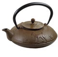 Traditional Japanese Tetsuin cast iron teapot Royalty Free Stock Photo