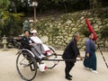 Traditional Japanese wedding couple