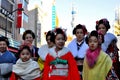 Traditional japanese women in kimono