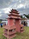 Replica gate design in a local festival for decoration.