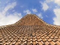 Traditional Javanese house roof