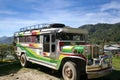 Traditional jeepney sagada philippines transport Royalty Free Stock Photo