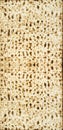 Traditional Jewish Matzoth sheet for the Passover Seder.