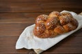 Traditional Jewish sweet Challah bread Royalty Free Stock Photo