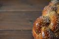 Traditional Jewish sweet Challah bread