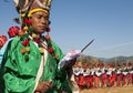 Traditional Jingpo Man at Dance