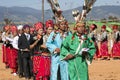 Traditional Jingpo Men at Dance