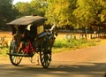 Traditional judka cart in the vellore fort