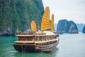 Traditional Junk Halong Bay Vietnam