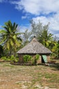 Traditional Kanak house on Ouvea Island, Loyalty Islands, New Caledonia Royalty Free Stock Photo