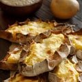 Traditional karelian pasties with potatoes