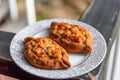 Traditional Karelian pie Kalitka. National food