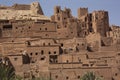 Traditional Kasbah fortress Ait Ben Haddou in the High Atlas Mountains, Morocco.